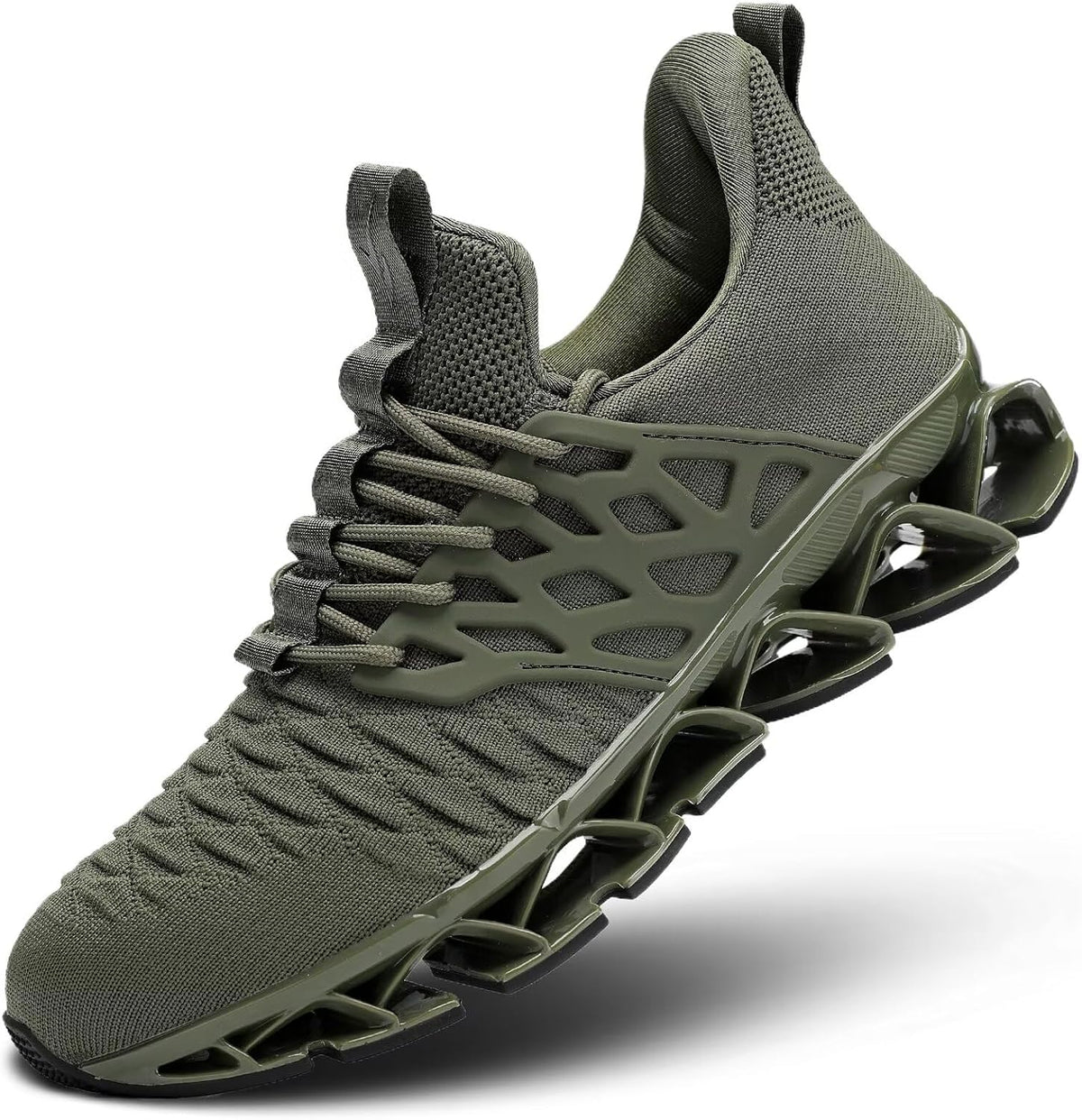 Men's Slip on Walking Running Shoes Blade Tennis Casual Fashion Sneakers Comfort Non Slip Work Sport Athletic Trainer