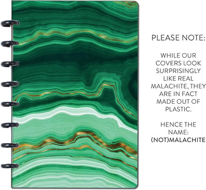BetterNote COVER 8-Disc Planner Lightweight Durable SMALL (Not) Malachite