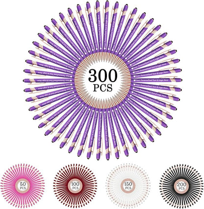 STREADVE 300 Personalized Custom Pens Engraved Writing Pen with Name Logo, Customized Promotional Items Stylus Pen Gifts for Women Realtor Birthday Wedding Business, Purple