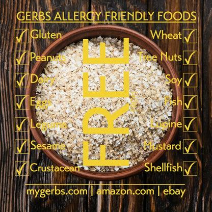 Gerbs Gluten-Free Instant Oats 4 lbs. | Carefully Sourced, Resealable Bag | Smooth & Creamy Texture | Top 14 Allergen-Free