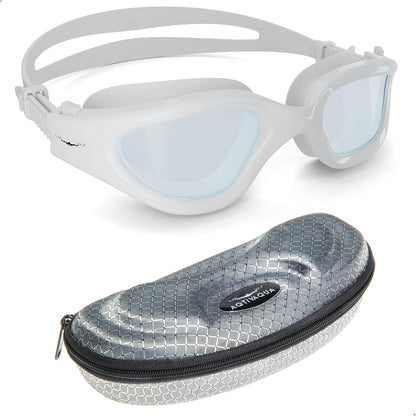 AqtivAqua Swimming Goggles, DX Wide View Swim Goggles for Adult Men Women, Anti Fog No Leaking