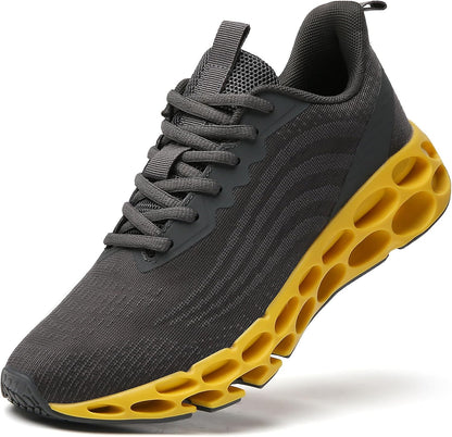 TSIODFO Men Sneakers Fashion Sport Running Athletic Tennis Walking Shoes