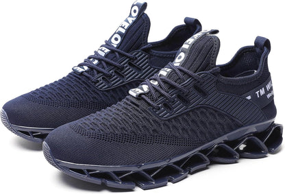 Men's Running Shoes Blade Tennis Walking Fashion Sneakers Breathable Non Slip Gym Sports Work Trainers