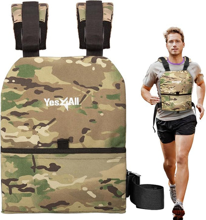 Yes4All Weighted Vest Plates with Curved Ergonomic Design for Running, Rucking & Strength Training, Comfortable Fit, 5.75/8.75/14/19.75 LB Pairs