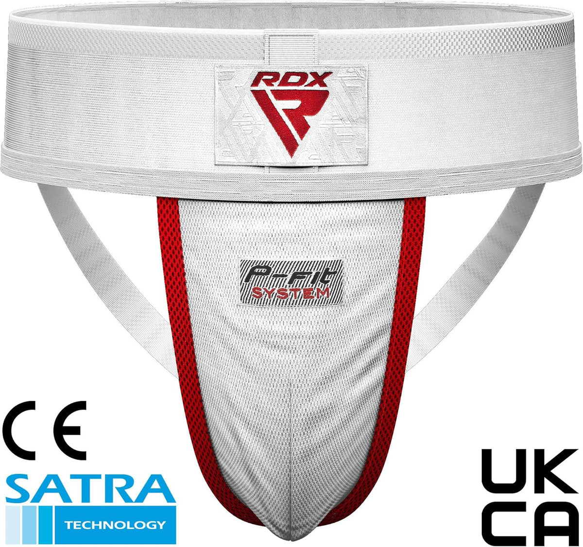 RDX Groin Protector Cup Men, Boxing Kickboxing MMA Muay Thai Sparring Groin Guard, Ventilated Adjustable,Karate Fighting Training, Underwear Jiu Jitsu BJJ Protection, Boys Youth