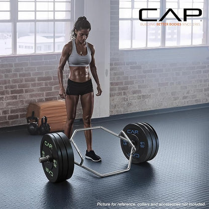 CAP Olympic Trap Bar | Heavy-Duty Hex Shrug & Deadlift Weight Bar