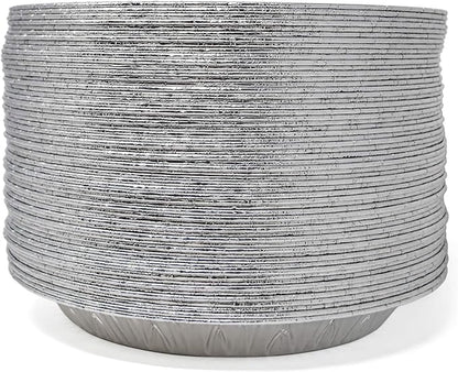 Fig & Leaf (360 Pack) Premium 9-Inch Pie Pans l Disposable Aluminum Foil l Heavy-Duty l Tin Plates for Tart Quiche Pies