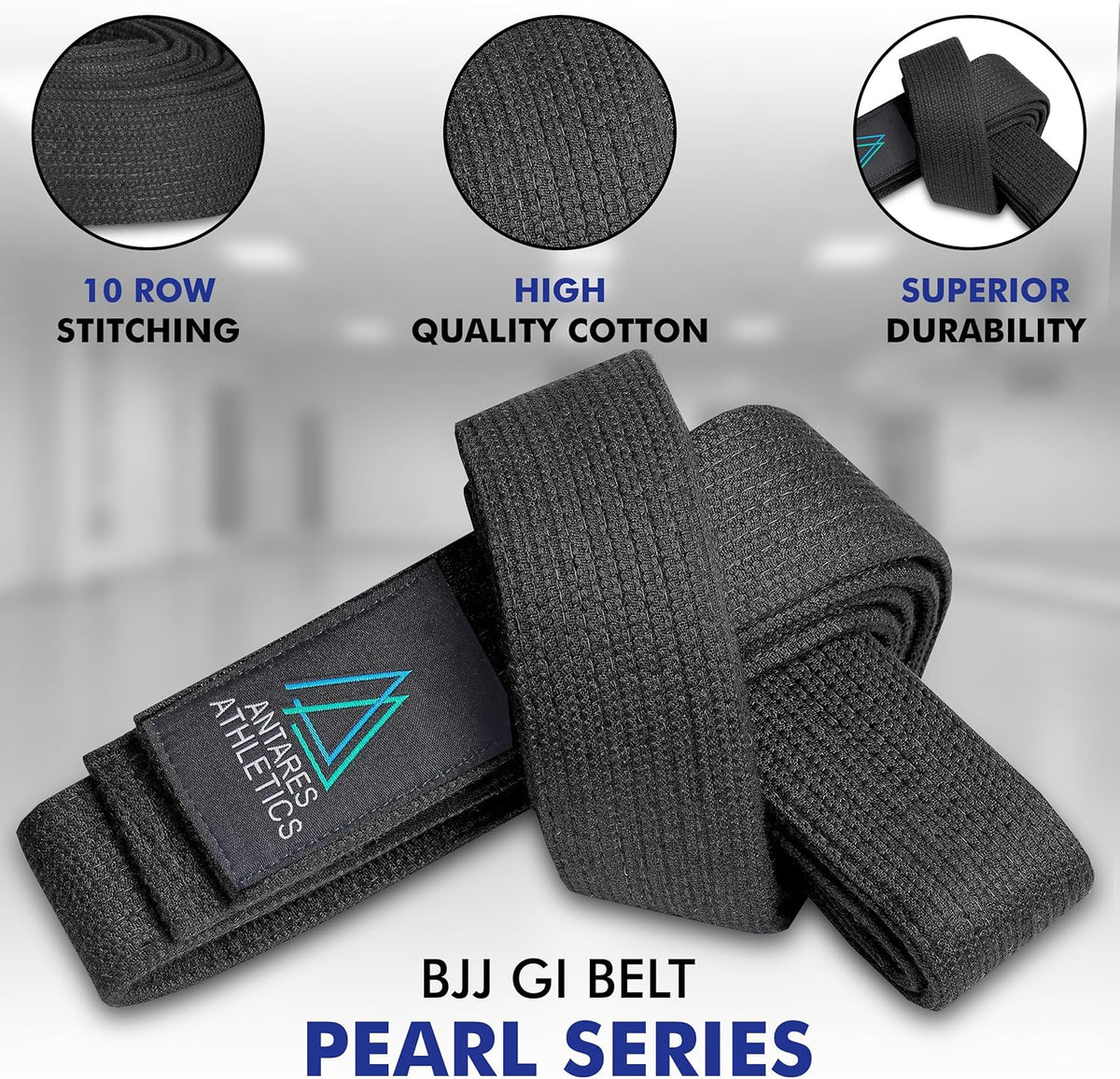 Pearl Weave Series BJJ Belt for Men & Women | Brazilian Jiu Jitsu Belt with Pearl Colors